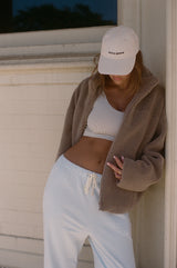 Zulu & Zephyr - Stripe Rib Crop Top Coconut