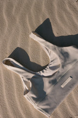 Zulu & Zephyr - Stripe Rib Crop Top Coconut