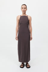 St. Agni - Minimal Bias Dress - Chocolate Plum