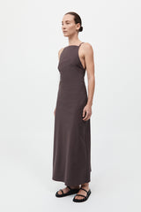 St. Agni - Minimal Bias Dress - Chocolate Plum