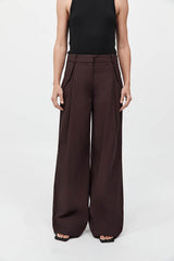 St. Agni - Utility Pleat Pants - Port