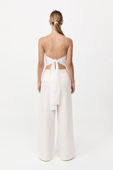 St. Agni - Minimal Fold Trousers - Ivory