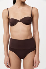 St. Agni - Balconette Bikini Top - Cocoa