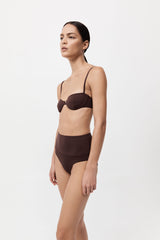 St. Agni - Balconette Bikini Top - Cocoa