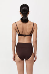 St. Agni - Balconette Bikini Top - Cocoa