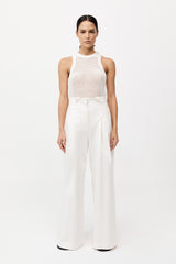 St. Agni - Cotton Crochet Tank - Off White