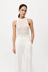 St. Agni - Cotton Crochet Tank - Off White