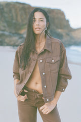 Zulu & Zephyr - Recycled Denim Jacket - Cocoa