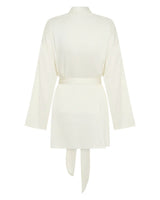 SOLAQUA - Alma Pleated Robe | Ivory