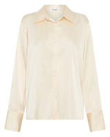 SOLAQUA - Abigail Silk Shirt | Champagne