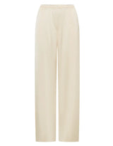 SOLAQUA - Giulia Silk Pants | Champagne
