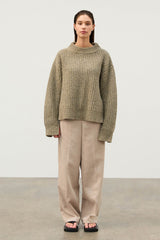 Zulu & Zephyr - The Recycled Tailored Pant in Natural