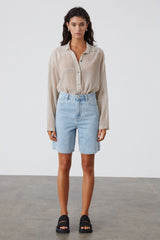 Zulu & Zephyr - The Recycled Cotton Walk Short - Light Wash