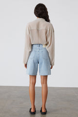 Zulu & Zephyr - The Recycled Cotton Walk Short - Light Wash