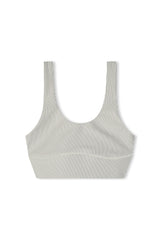 Zulu & Zephyr - Stripe Rib Crop Top Coconut