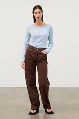 Zulu & Zephyr - Mid Rise Denim Jean - Cocoa