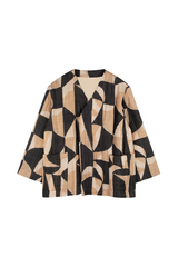 Zulu & Zephyr - The Mosaic Quilted Linen Blend Reversible Jacket