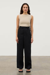 Zulu & Zephyr - The Recycled Tailored Pant in Black