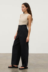 Zulu & Zephyr - The Recycled Tailored Pant in Black