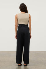 Zulu & Zephyr - The Recycled Tailored Pant in Black