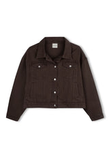 Zulu & Zephyr - Recycled Denim Jacket - Cocoa