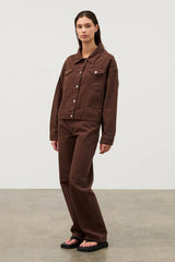 Zulu & Zephyr - Recycled Denim Jacket - Cocoa