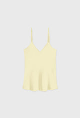 Silk Laundry - Bias Cut Cami Vanilla Flower