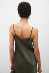 Silk Laundry - Bias Cut Cami Pine