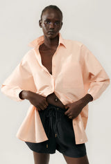 Silk Laundry - Cotton Silk Round Shirt Daybreak