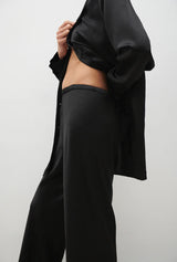 Silk Laundry - Bias Cut Pants Black