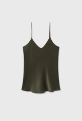 Silk Laundry - Bias Cut Cami Pine