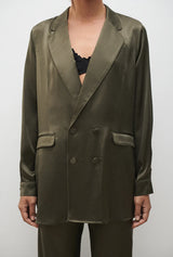 Silk Laundry - Relaxed Blazer Pine