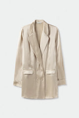 Silk Laundry - Relaxed Blazer Hazelnut