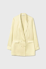Silk Laundry - Relaxed Blazer Vanilla Flower