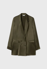 Silk Laundry - Relaxed Blazer Pine