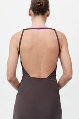 St. Agni - Minimal Bias Dress - Chocolate Plum