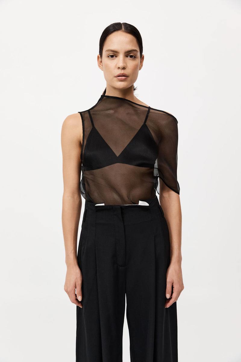 St. Agni - Silk Mesh Top