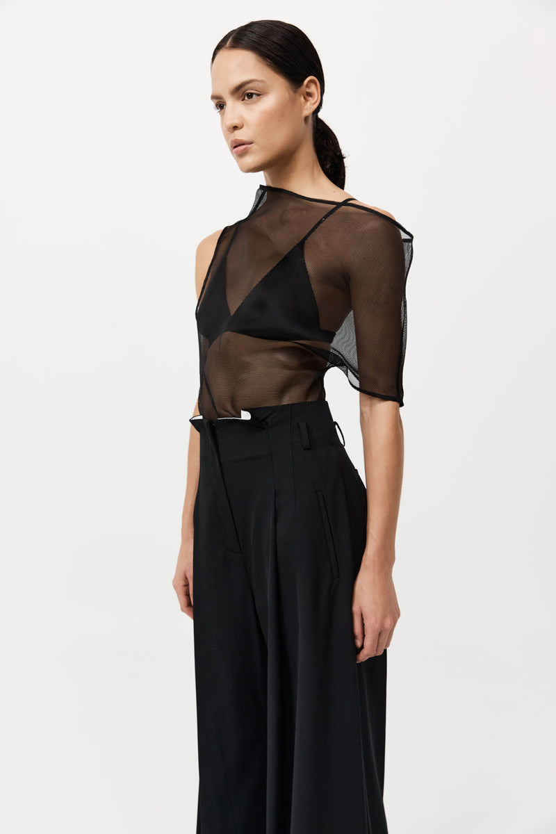 St. Agni - Silk Mesh Top