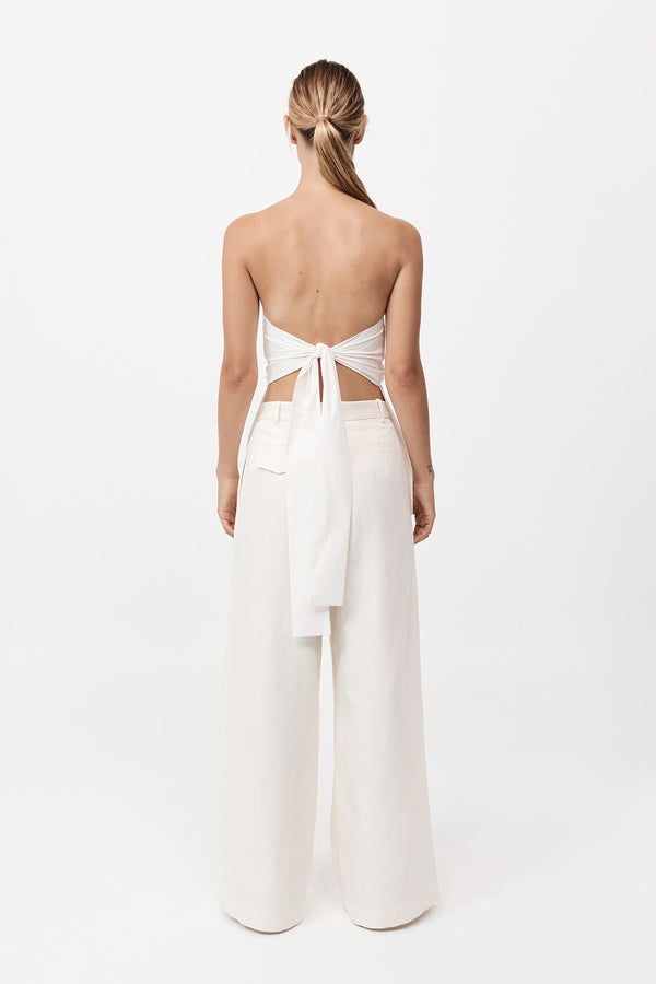 St. Agni - Minimal Fold Trousers - Ivory