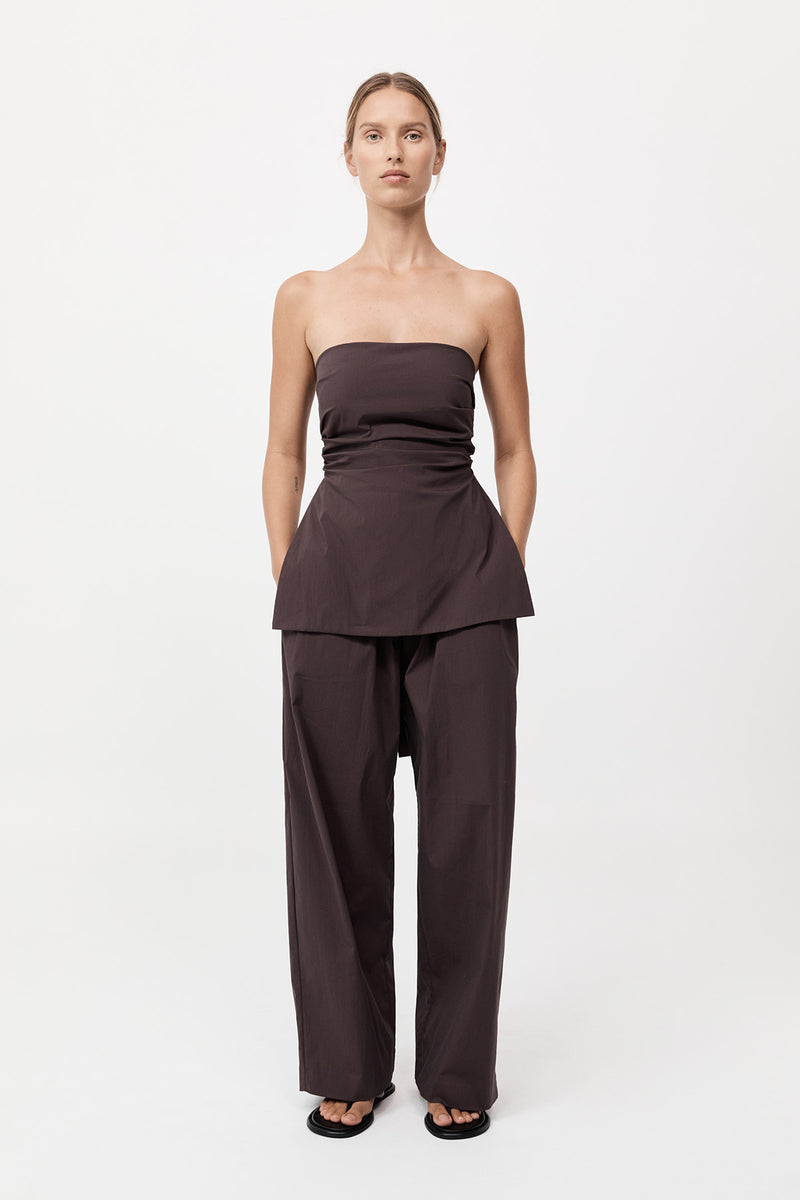 St. Agni - Relaxed Pants - Chocolate Plum