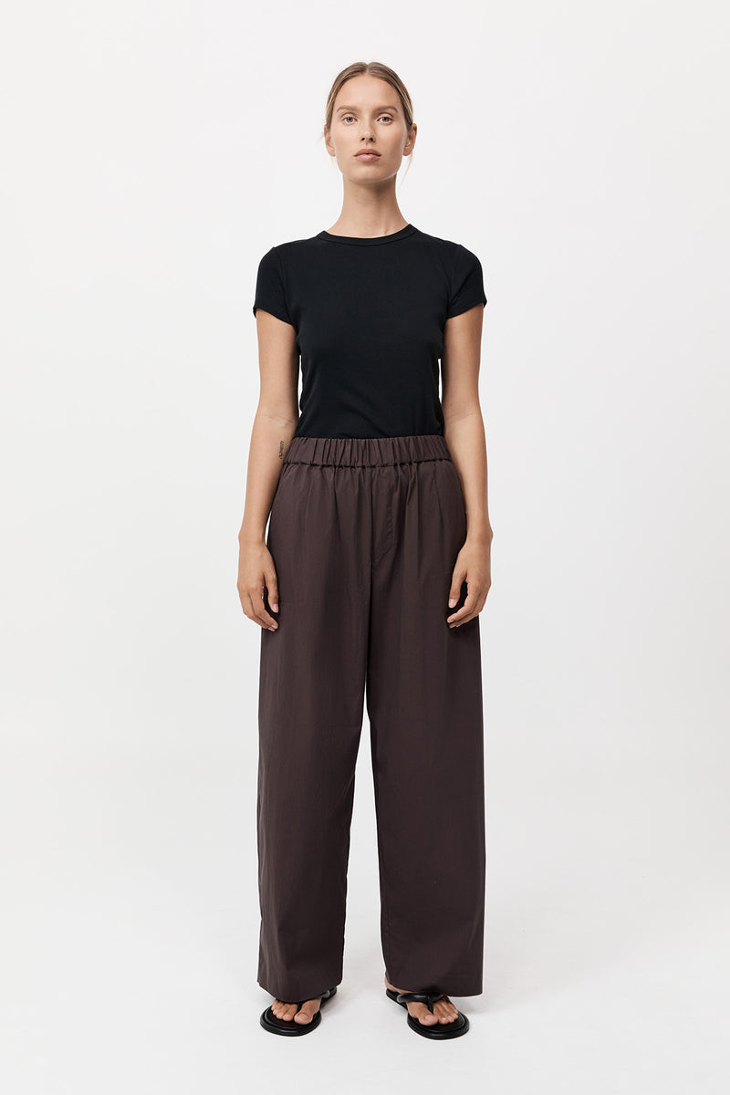 St. Agni - Relaxed Pants - Chocolate Plum