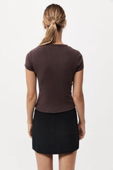 St. Agni - Organic Cotton Baby Tee - Raisin