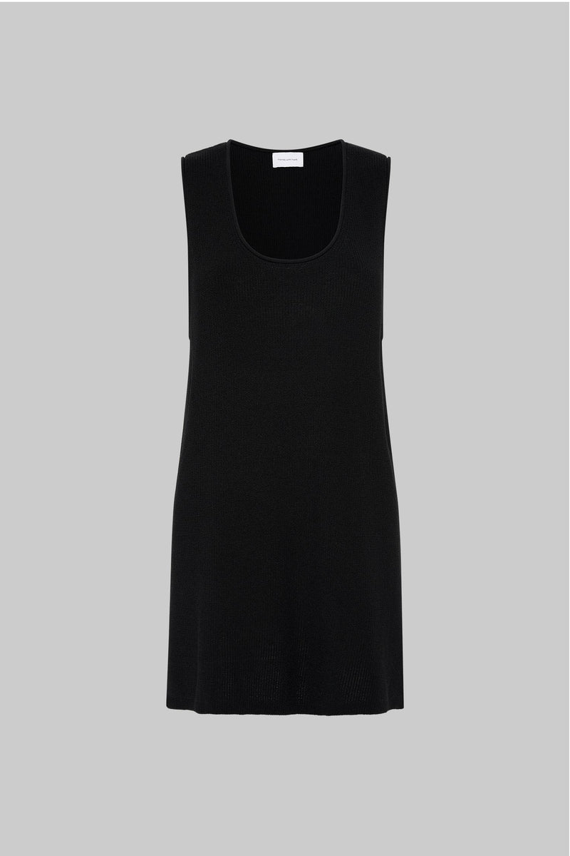 The Amelie Tunic Top Black