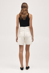 Marle - Relaxed Jean Short - Ecru