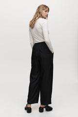 Galina Pant Black Silk