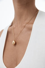 Nina Gordon Drop Necklace - Gold