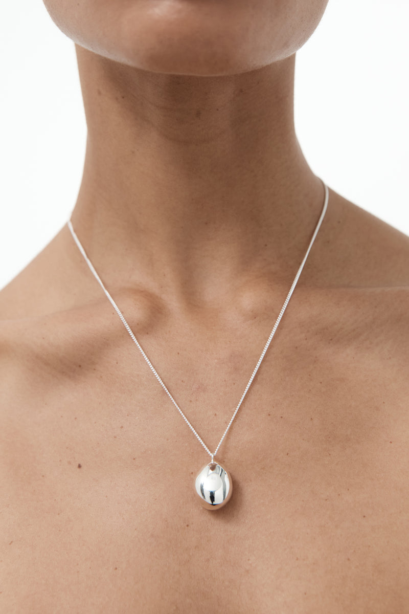 Nina Gordon Drop Necklace - Silver