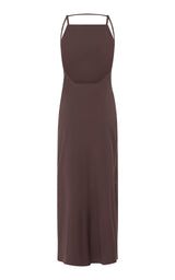 St. Agni - Minimal Bias Dress - Chocolate Plum