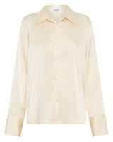 SOLAQUA - Abigail Silk Shirt | Champagne