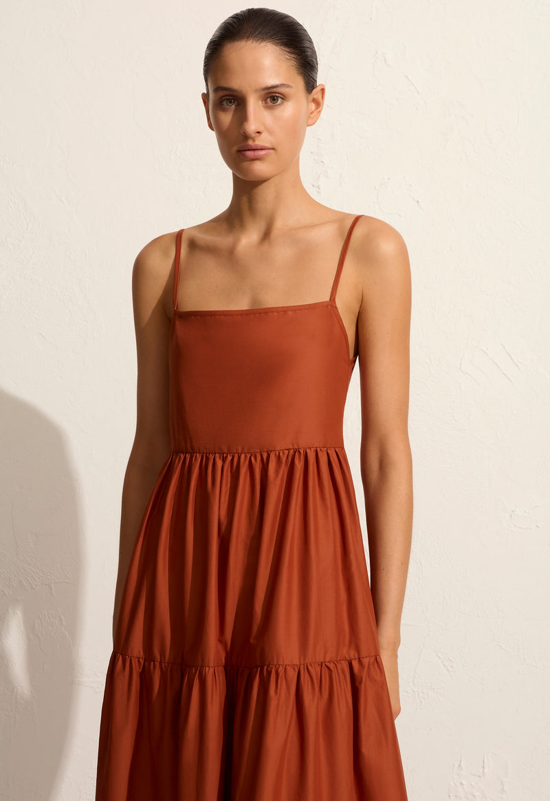 Tiered Low Back Sundress Sienna